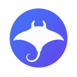MANTA logo - a manta ray